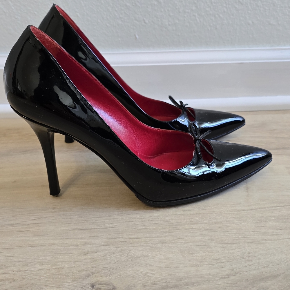 Celine Black Stiletto Heels 38.5